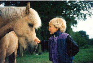 Mischa en Blika vroeger