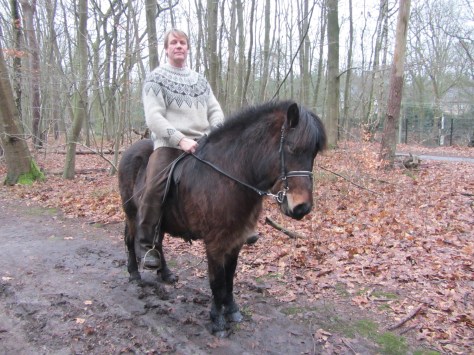 Tindur 2de keer onder het zadel.